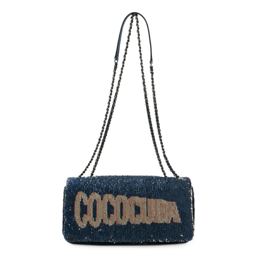 Chanel COCOCUBA Sequin Leather Shoulder Bag